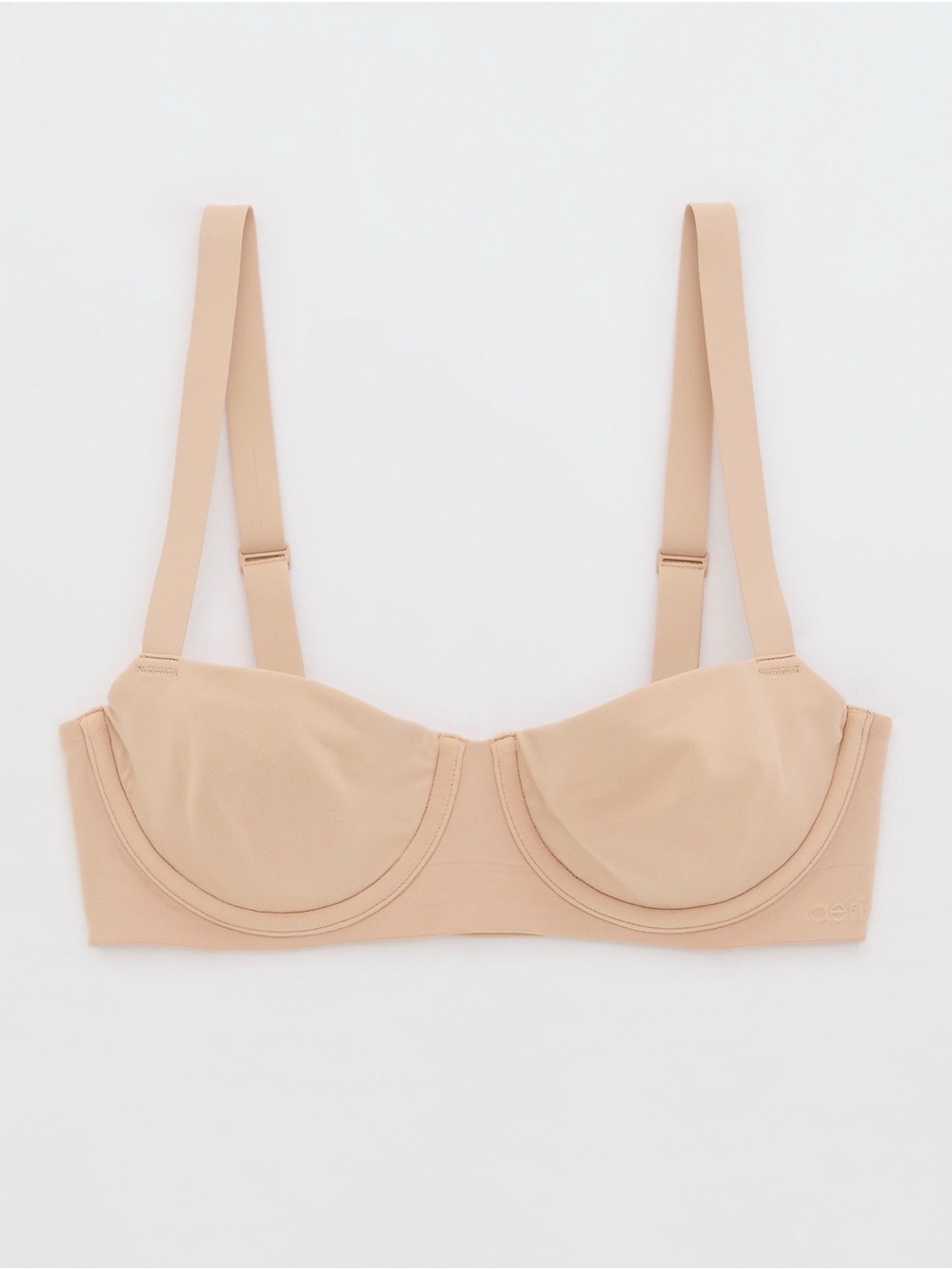 aerie Smoothez Nude Underwire Balcony Bra
